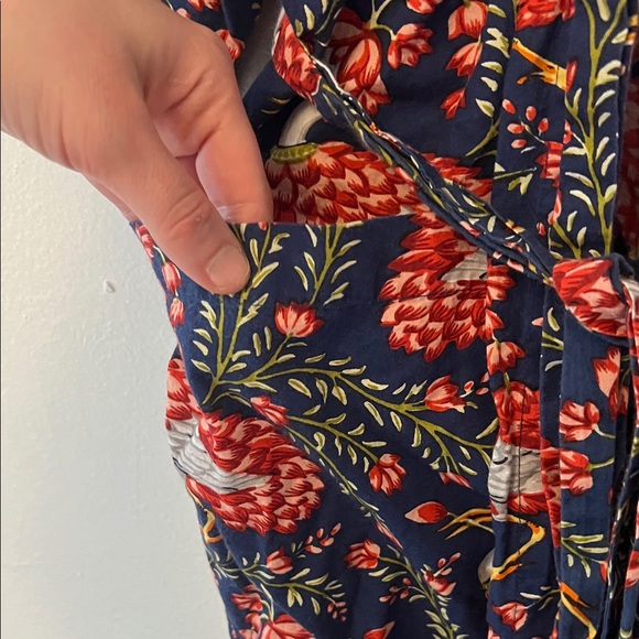 Printfresh Blue Floral Robe - Picture 4 of 4